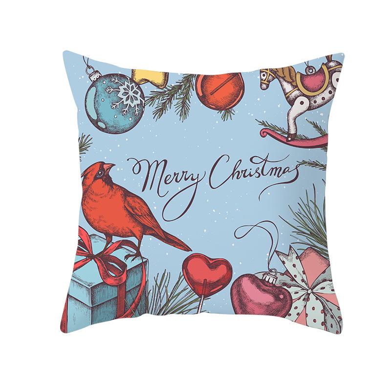 Cartoon Printed Christmas Pillow Cases New Sofa Pillow Cases Home Home Decoration