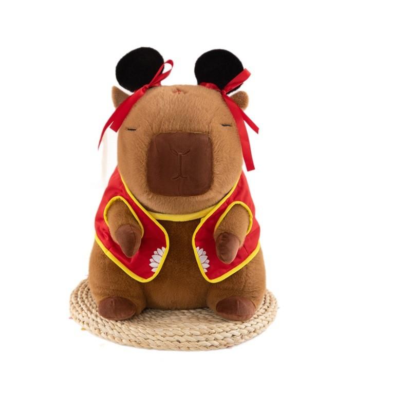 Capybara Brown Nezha Animal Stuffed Plush Doll Home Decor Toy Gifts Children
