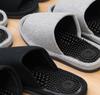 Oka Washable Health Slippers, Unisex, LL Size (Fits Feet 25.5cm-26.5cm), Black