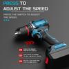 21V Dual Speed Cordless Hand Drill & Screwdriver with Lithium Battery
