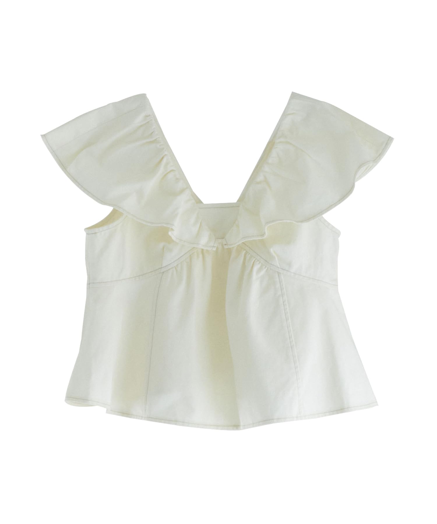 

Washable Denim Frill Blouse for Shirosub [BIS] Women s (Suitable Co-ordination), (14)