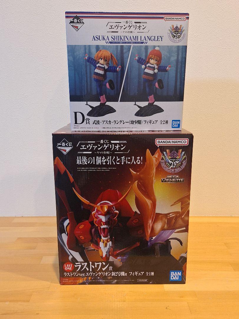 

[Б/У] Ichiban Kuji Evangelion Приз Last One Ева-02 Альфа и Приз D Аска в детстве