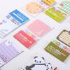 Kawaii Stickers Cartoon Sticky Notes Memo Sticky Notes Bookmark Panda Cat Stickers Office Decoration