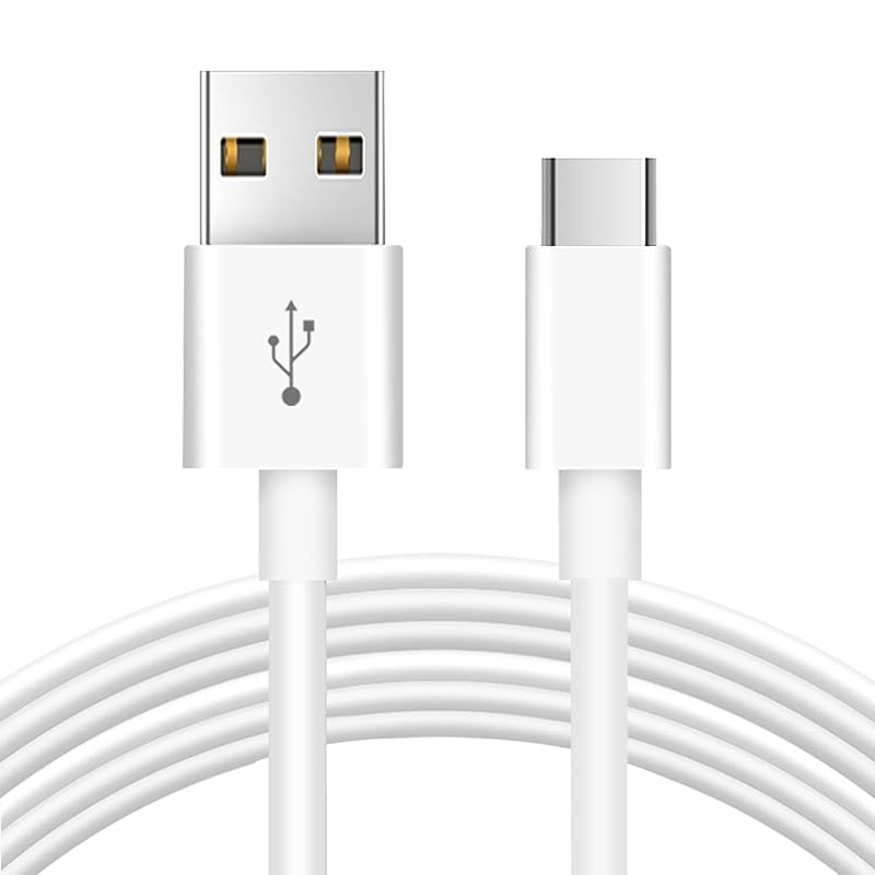 10ft/3M Long USB C Cable, Durable USB A to USB C Charging and Data Sync Cord, Power Cable for Any USB-C Enabled Security Cameras Phones Switch Pro 1-Pack