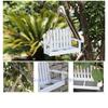Creative Bird Feeder White Wooden Chair Garden Patio Outdoor Decoration Bird Supplies Feed Container Bird Feeding Supplies