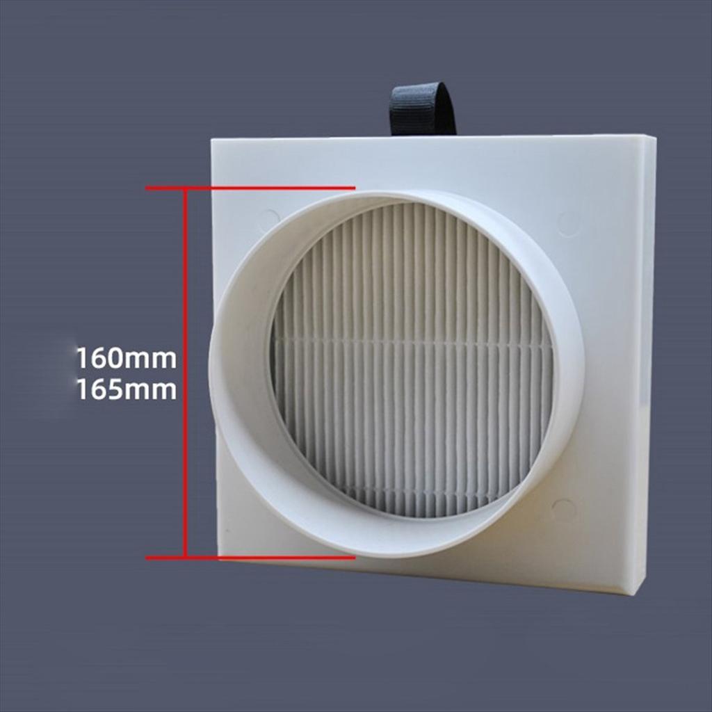 BHBL Duct Air Filter HEPA Ventilation Duct Air Filter for Pipes Fresh Air System Duct Fan Purification Box Air Filter Screen