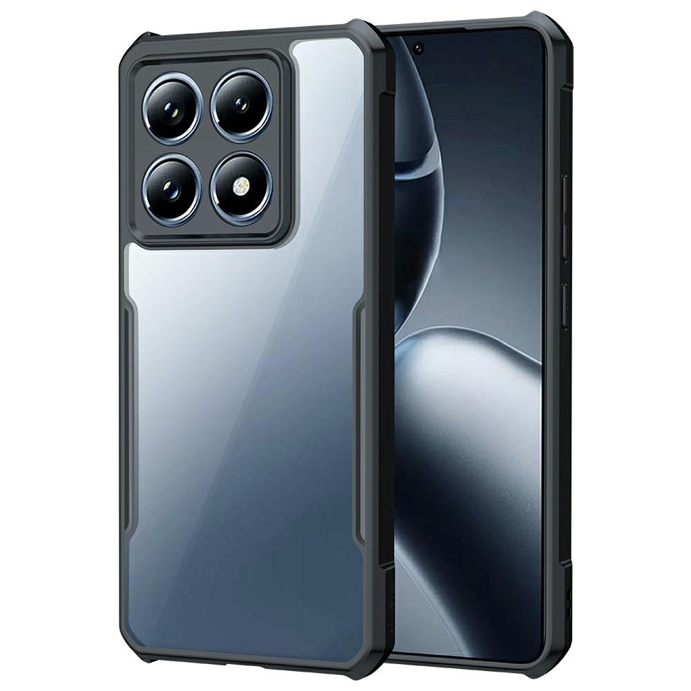 XUNDD Etui do Xiaomi 14T Pro Odporne na upadki TPU+Akrylowe Przezroczyste Plecki Pokrowiec na Telefon