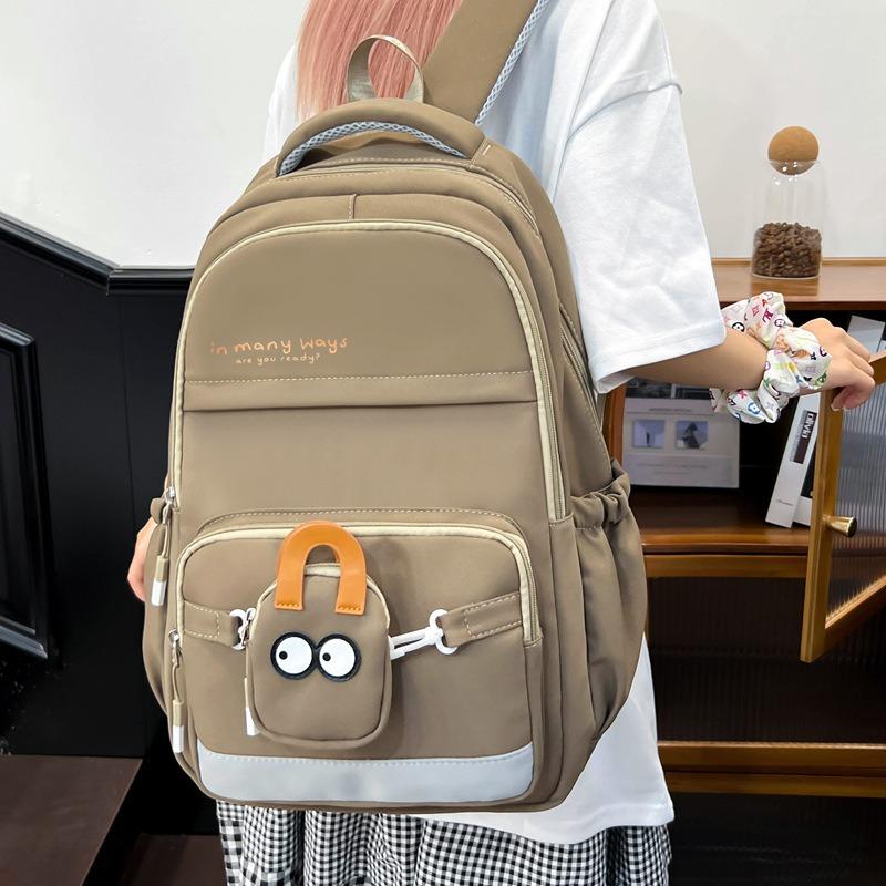 School Bag New High-value College Style Fresh and Sweet Backpack Junior High School Students Lightweight Large-capacity Backpack