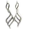 Les Trésors De Lily [M1913] - Designer Earrings 'Sissi' Gray White