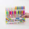 12/24/48 pezzi Glitter 1.0MM Gel Penne Set per scuola ufficio libro da colorare diari disegno scarabocchio arte Gel Pen