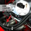 X AUTOHAUX Car Engine Temperature Sensor Switch Radiator Hose Fitting Adapter 38mm 200'F ON-185'F OFF 1 Set