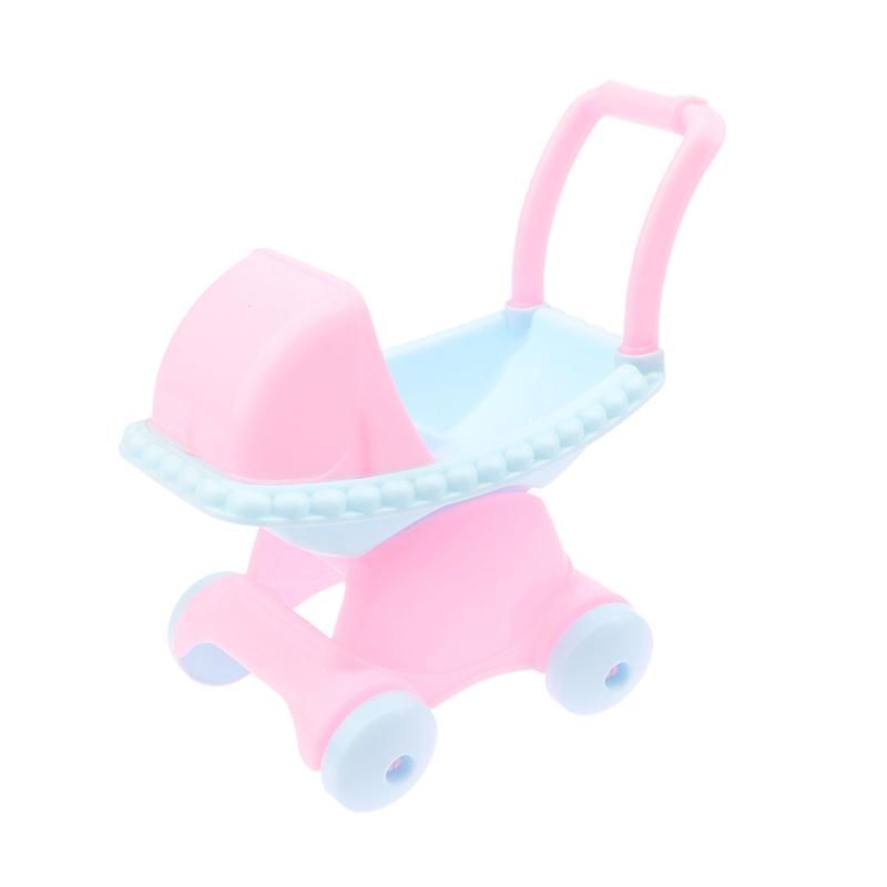 1/12 Κουκλόσπιτο Προσομοίωση Μίνι Καλάθι Σούπερ Μάρκετ Καροτσάκι Μωρού Μοντέλο Καλαθιού Αγορών Αξεσουάρ Διακόσμησης Κουκλόσπιτου