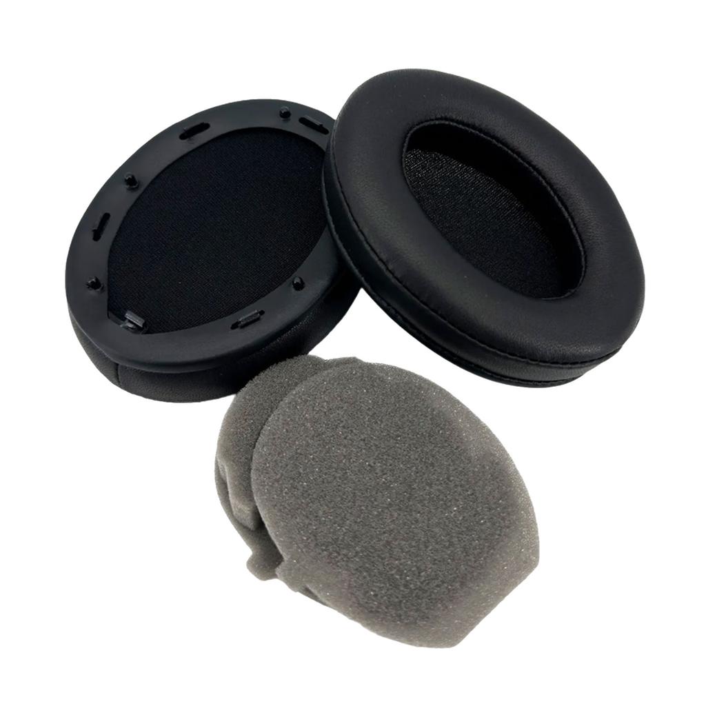 Soft Sheepskin Earpads Noise Reduction Ear Covers Ear Earmuff for WH-1000XM3 Headphones Enhances Auditory Comfort