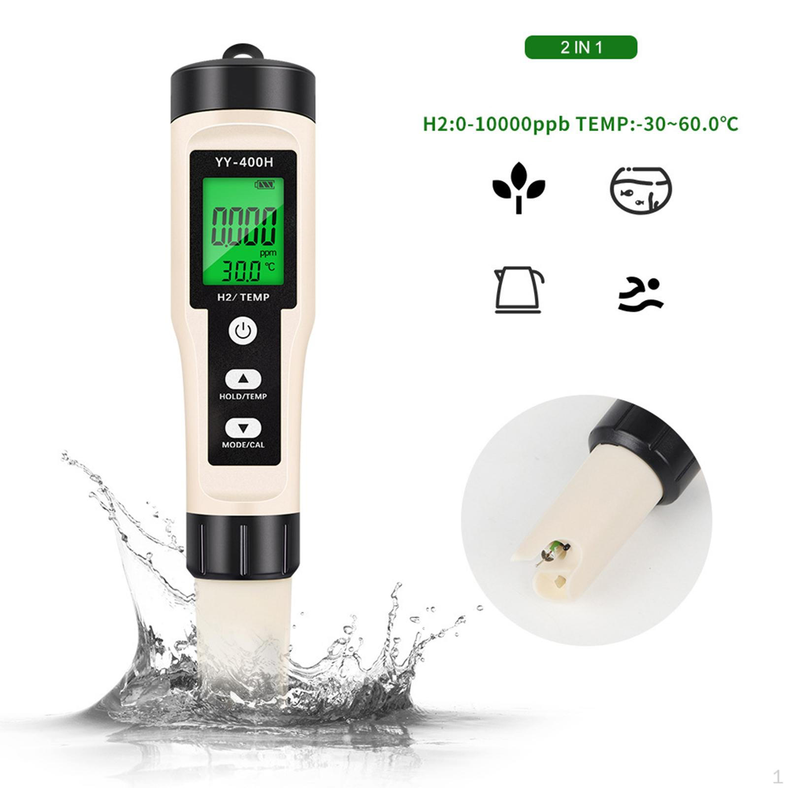 

Water Quality Tester PH Meter, LCD Backlight ,Temperature Test, Digital Tester, for Swimming