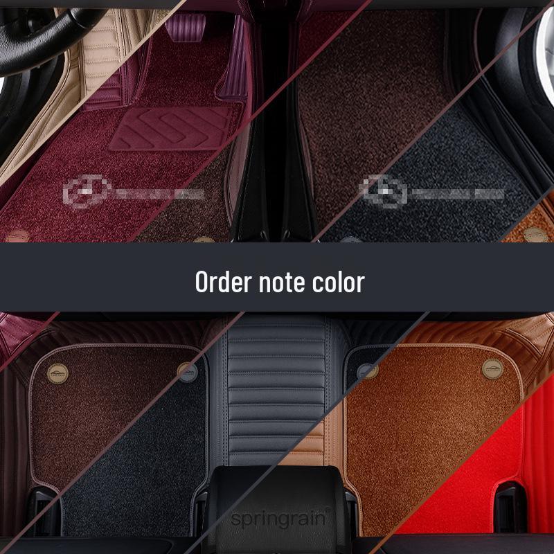 Mercedes-Benz Genuine Leather Full Surround Floor Mats for E-Class, C-Class, S-Class, G-Class, EQC, EQE, GLS, GLE 450 AMG.
