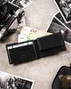 Small men's leather wallet without clasp - Buffalo Wild