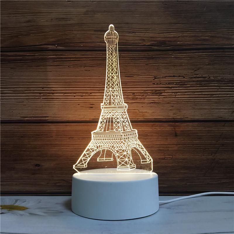 Acrylic 3D Night Light - Custom Table Lamp with Logo, Ideal for Events & Christmas Gifts
