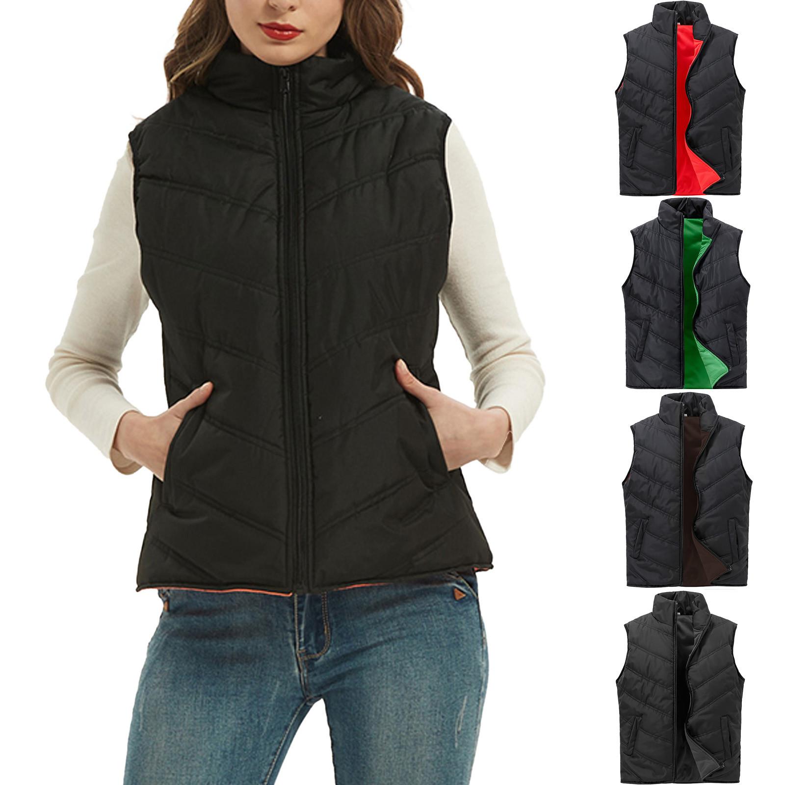 

Women s Outer Wear And Winter Cotton Undershirt Can Shoulder Down Vest L