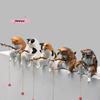 M-1/7pcs Fish Tank Fishing Cat Hanging Creative Landscape Home Office Ornaments Fishing Fun Mini Decorative Micro-Landscape