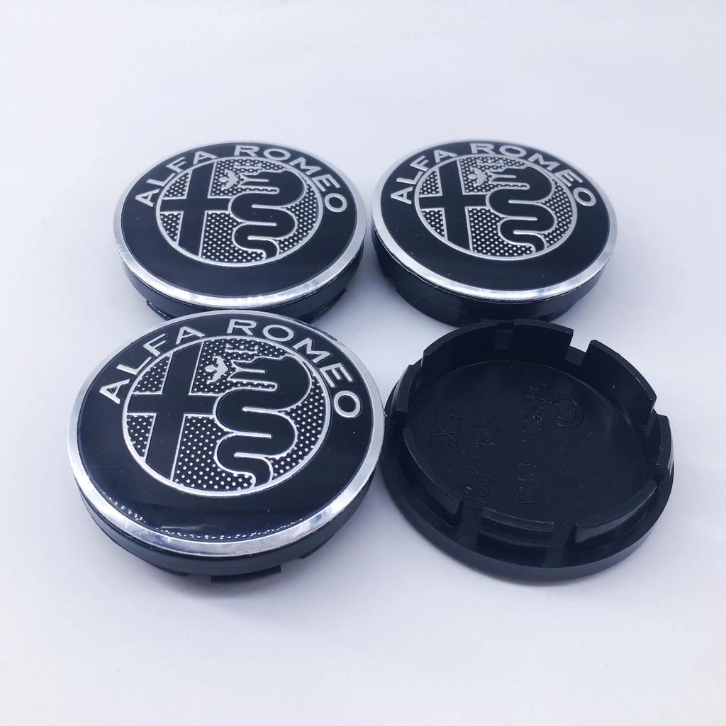 Car Stickers For Alfa Romeo 10Pcs 56mm For Alfa Romeo 159 147 156 Giulietta GT Mito Brera Giulia Car Wheel Hub Logo Modification