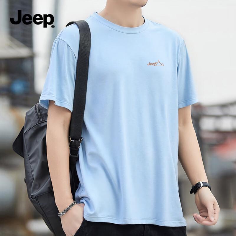 JEEP Men s Ice Silk Relaxed Fit Short Sleeve T-Shirt 3XL