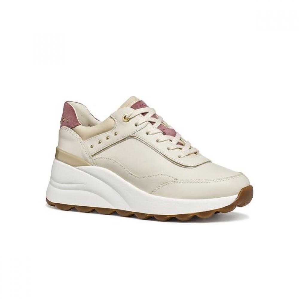 Geox Women S SneakerS Height increaSing Spericae Ec13 Beige 8gxwaa6S8S