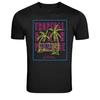 Tropical Beach Paradise Neon Palm Summer Vacation T-Shirt