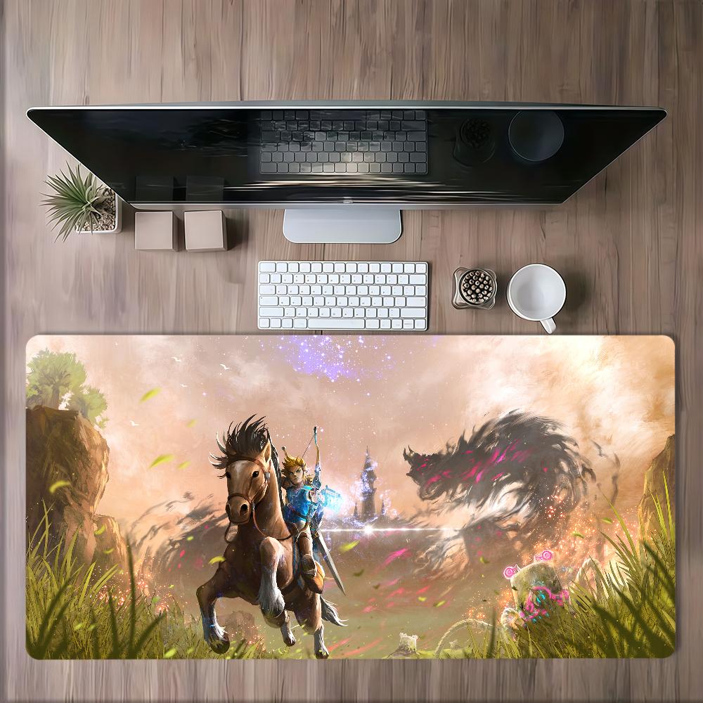 The Legend of Z-Zelda Breath the Wild Mouse Pad Non-slip Thickened Large Writing Lockedge Office Student Gaming Cushion MousePad