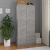 Day and Night - Day and Night Concrete Gray Engineered Wood Cabinet 80x52x180 Cm