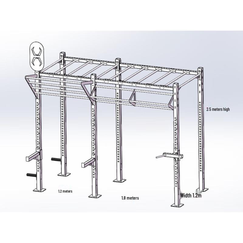 Multi-functional Crossfit Fitness Training Rack