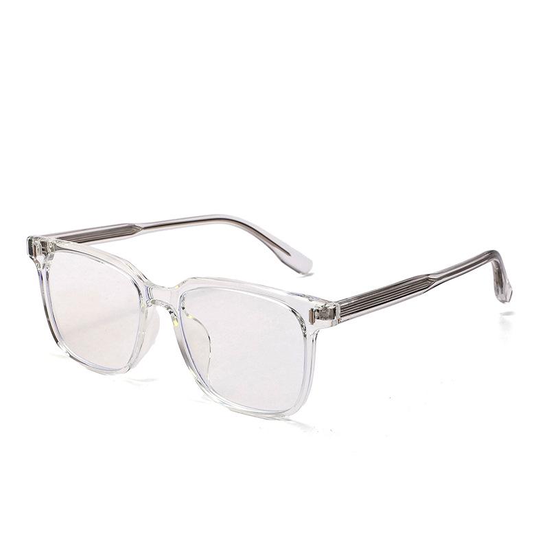 2025 Insert-Type Square Frame TR Unisex Myopia Glasses with Prescription and Anti-Blue Light Protection, Model 3013