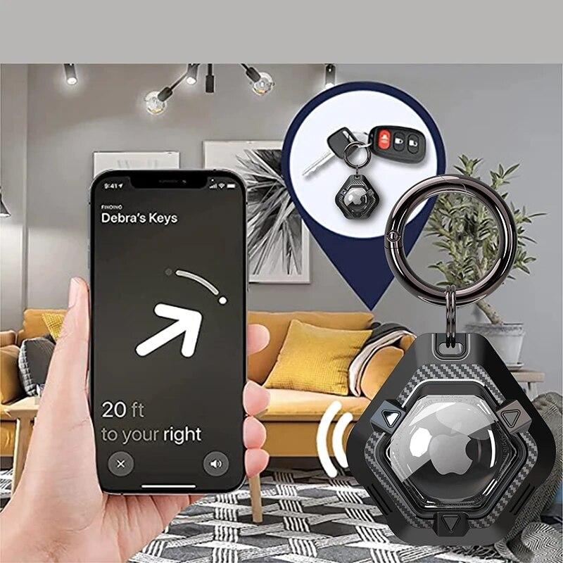 

Водонепроницаемый универсальный чехол, совместимый с Apple AirTag, мягкий защитный чехол для ключей, брелок для аксессуаров, брелок для собак