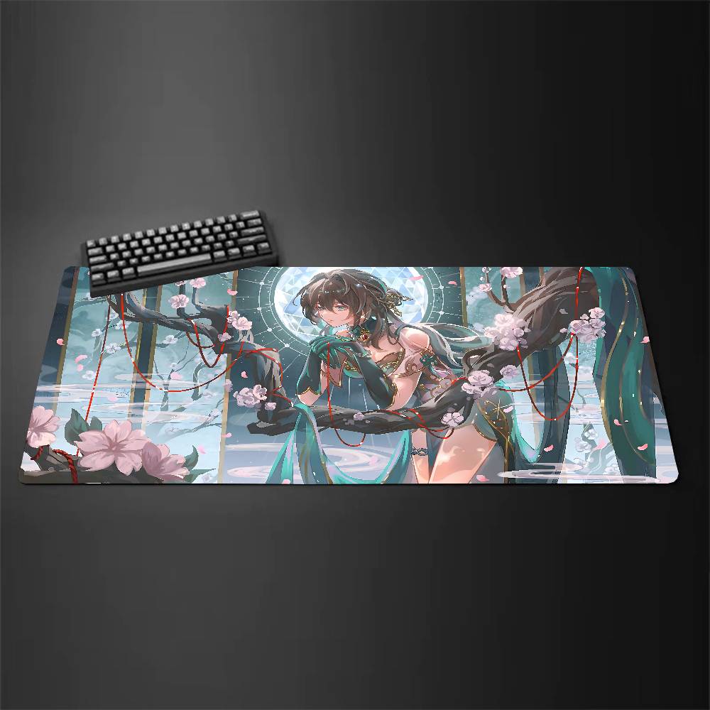 Ruan Mei Animated Game Honkai Star Rail Mousepad Mouse Mat Desk Mat With Pad Gaming Accessories Prime Gaming XXL Keyboard Pad