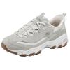 Skechers DLites Comfortable Versatile Support Low-Top Dad Shoes Women Sneakers White 150721-OFWT