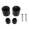 Kit 2 Set Supporto Porta Rimorchio Resistente alla Deformazione Gomma Protettiva Paracolpi Supporto Porta per Camper