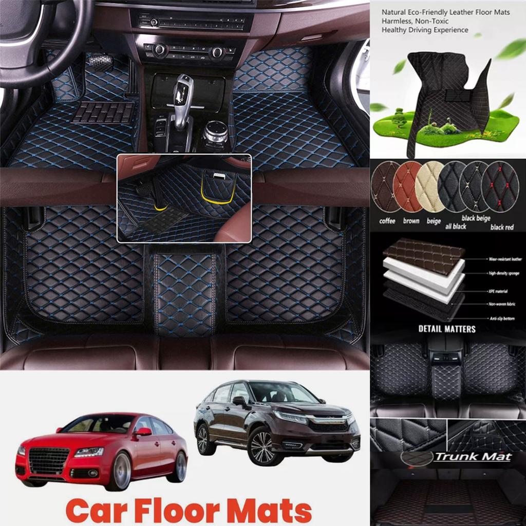 New Custom Car Floor Mats For Jaguar XF XF-Sportbrake Auto Coche Accessories Waterproof Leather Floor Liners