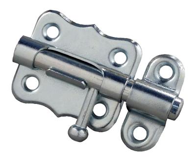 ROUND NICKEL-PLATED LATCH L-75 - ZAS OKR 75