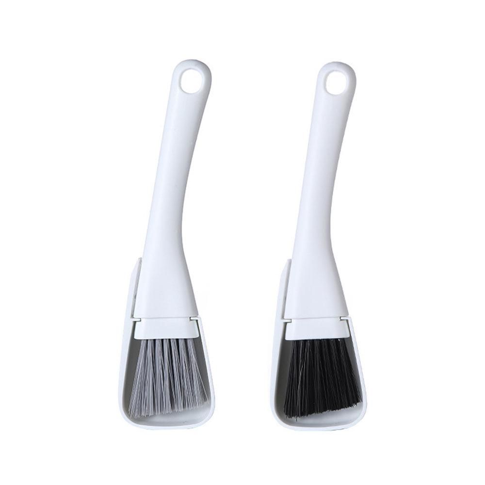Window Door Track Deep Cleaner Brush with Narrow Scraper Head Multi Purpose Tile Gap Groove Cleaning Plastic Tool
