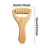 Wooden Roller Massager Therapy Body Massager Face Shoulder Neck Hand Push Rolling Massager Body Soothing Relaxing Massage Tools