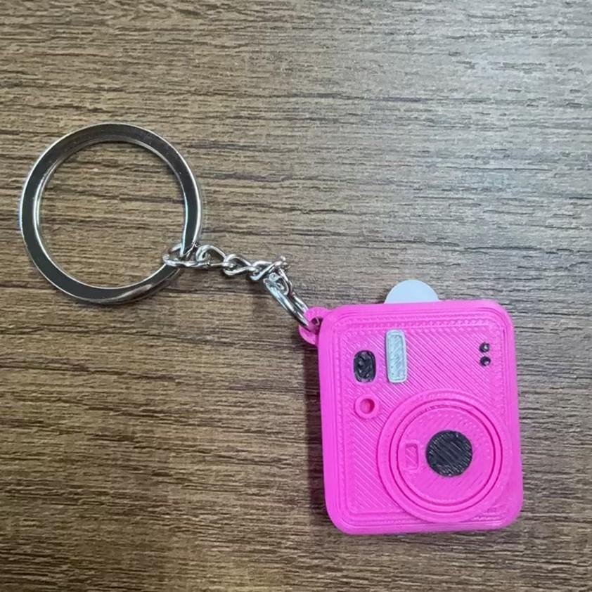 3D Printed Photo Keychain Mini Picture Frame Keyring Bag Charm Custom Picture Insert Gift for Teens Friends