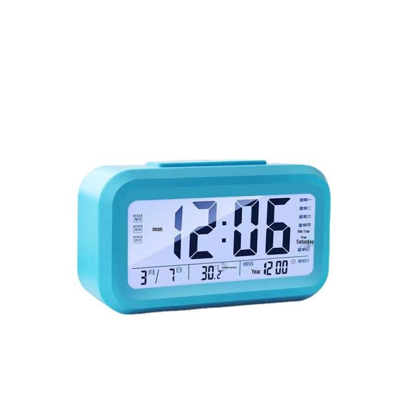 Smart Voice Luminous Alarm Clock - Creative Student Bedroom Bedside, Three Alarms, Hot Selling