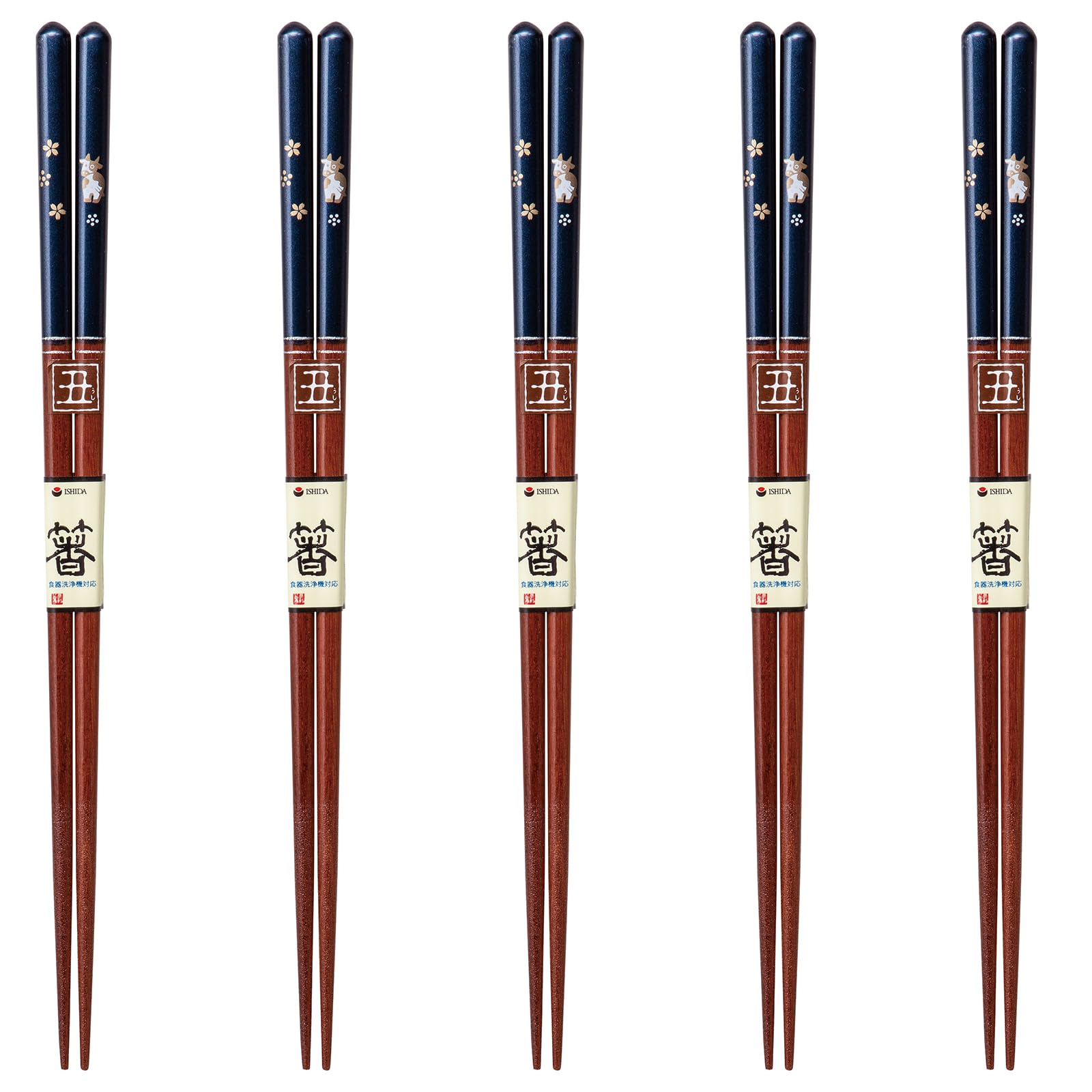 

Chopsticks Set of Dishwasher Made in Japan J-kitchens 5, Material Wood, Safe, PID3484,