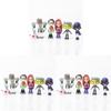 Adorable Teen Titans Go Figure Set Featuring Robin Raven Beast Boy And Starfire