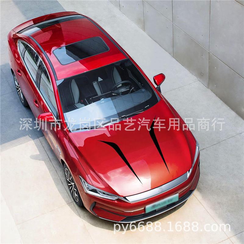 39" Car Racing Hood & Side Stripe Decals