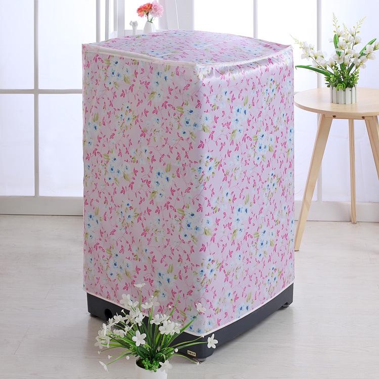 Kang's Satin Fabric Dust Cover for Vertical Pulsator Double Tub Washing Machines