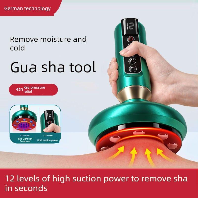Electric Gua Sha Scraping Massager Cupping Device For Home Gua Sha Scraping Massage Tool Scraping Scrubbing Brush Negative Pressure Cupping Machine