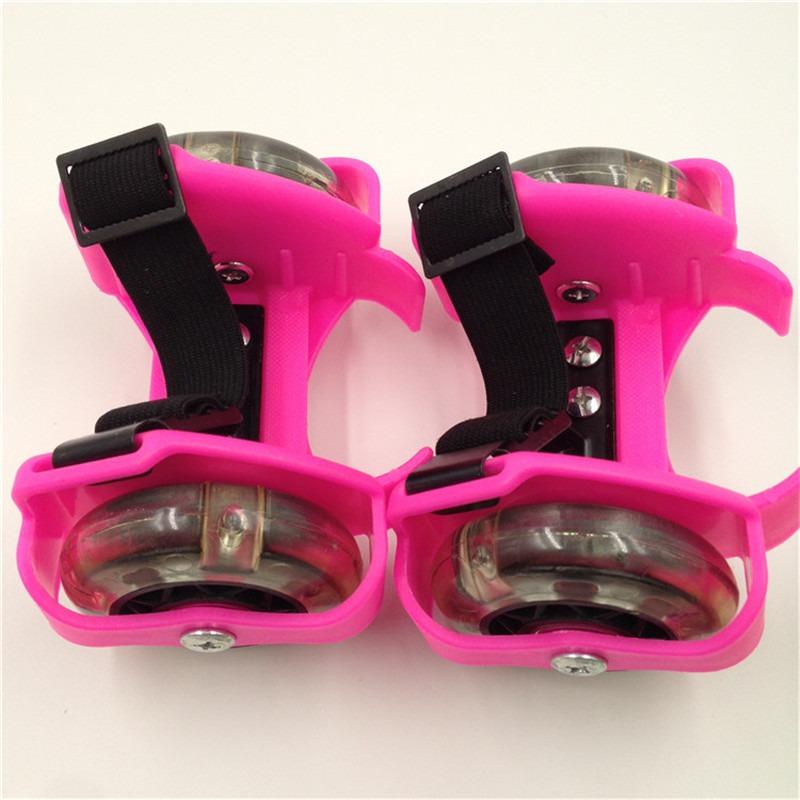 Kinder Rollschuhschuhe mit Radabsatz, LED-Blinklicht, verstellbar, Hot Wheels Sport