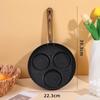 Non-Stick Maifan Stone Breakfast Frying Pan with Multiple Holes for Eggs and Dumplings