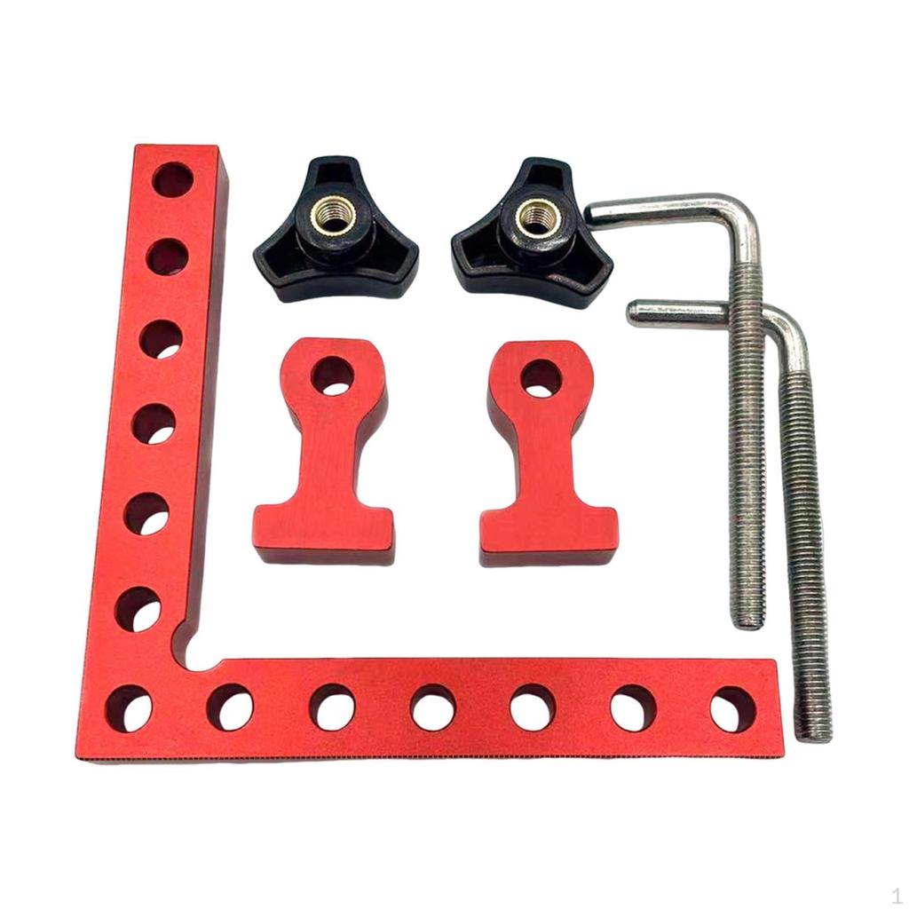 90 Degree Angle Clamp Woodworking Jig 5.5x5.5inch Professional Metric & Scale Marking