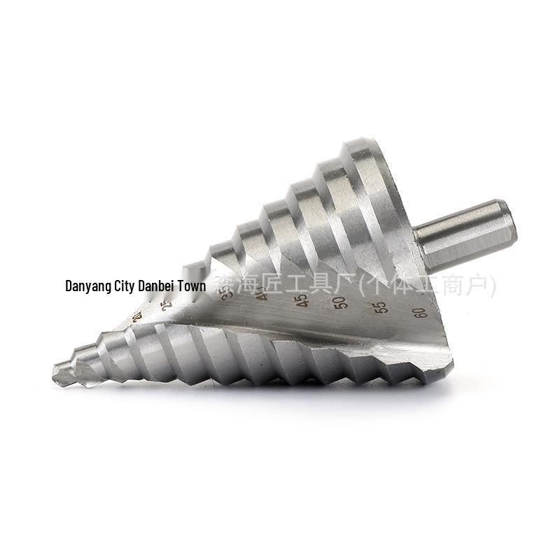 Hochgeschwindigkeitsstahl 6-60mm Spiralnut Stufenbohrer mit Dreikantschaft für Vielseitigen Einsatz